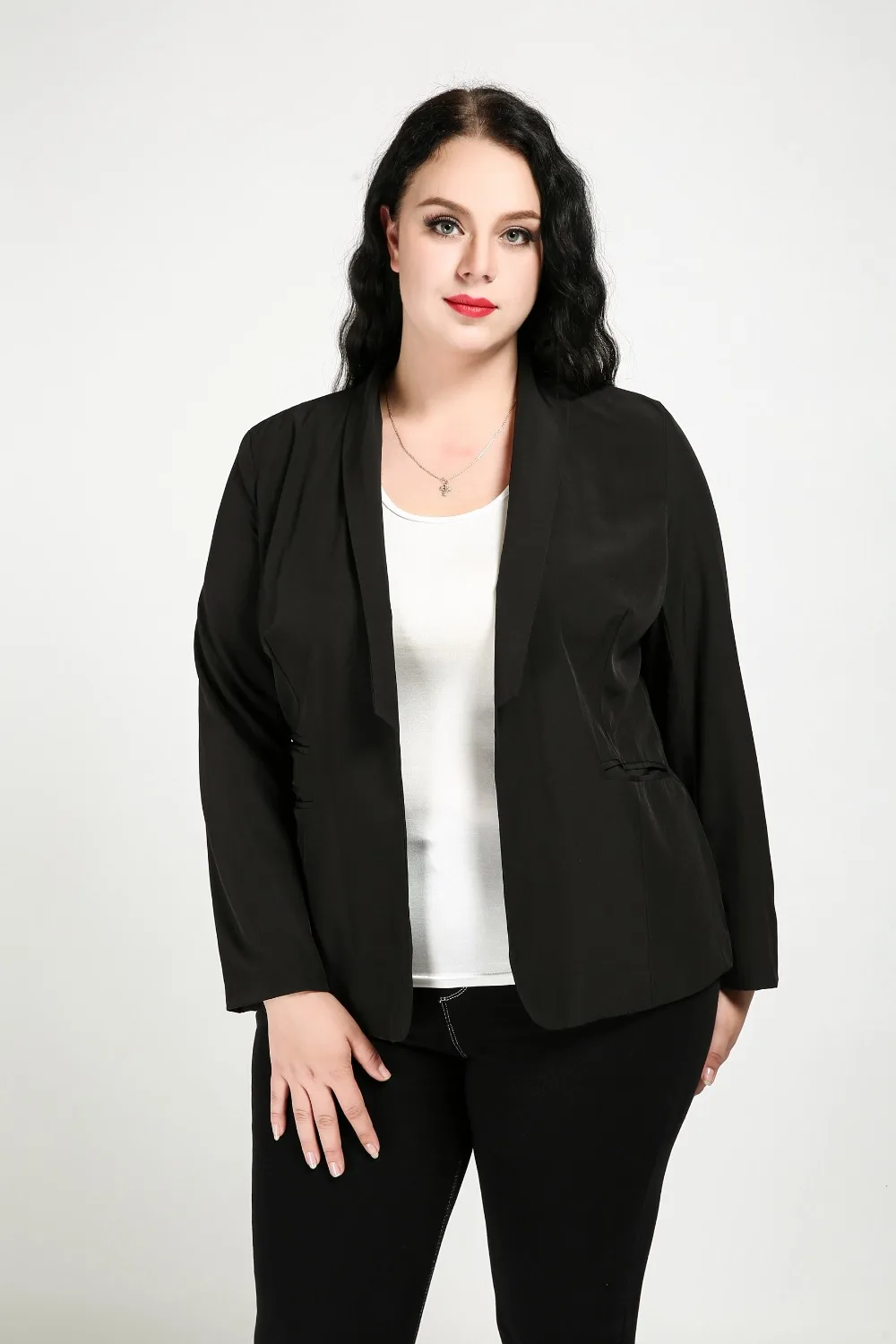 Buy Women's Sexy Long Sleeve Plus Size Casual Blazers