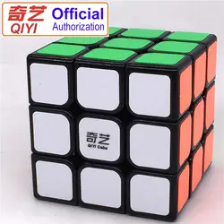 Официальный авторизация QIYI Волшебные кубики 3x3x3 5,6 см стикер скорость поворот головоломки игрушки для детей подарок Magic Cube MF306