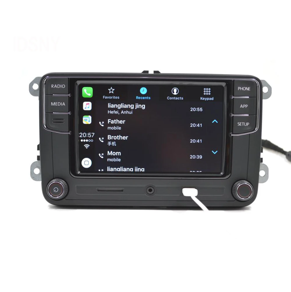 Автомобильный радиоприемник CarPlay RCD330 Pro Android 187B для VW Tiguan Golf 5 Passat PQ 6rd 6RD 035