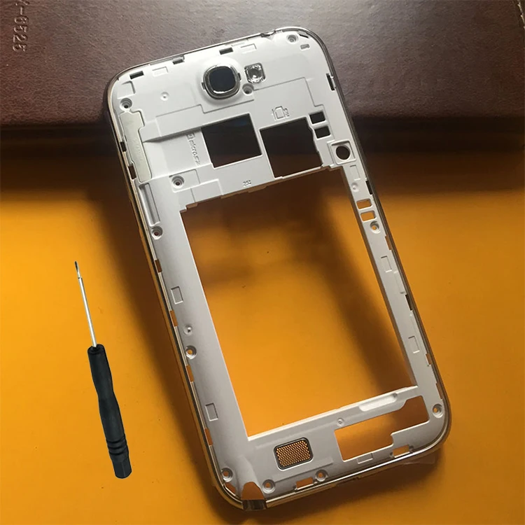 

Original Middle Frame Housing Bezel For Samsung Galaxy Note 2 N7100 N7105 I317 Case LCD Plate Replacement Repair Parts + Tool