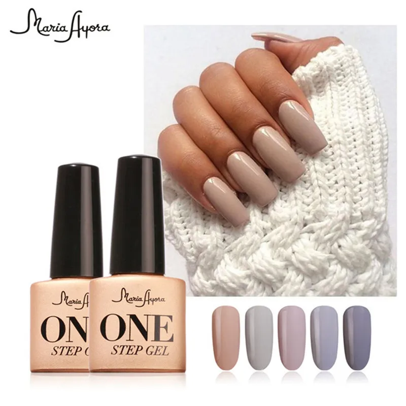 

2017 Professional UV Nail Gel Polish Sexy 36 Colors Optional Permanent One Step Gel Vernish Matte Gel Nail Primer Makeup Tools