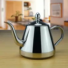 Sanqia 1.0l чайный горшок из нержавеющей стали, чайник для кофе, чайный горшок с ситечком для чая или заварки, маленький чайник, чайник, чайная посуда, наборы