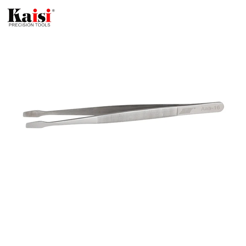 Kaisi Ultra Precision Tweezers Perforated Series AAA-11-15-16 Round tip stainless steel tweezers for iphone Repair tool