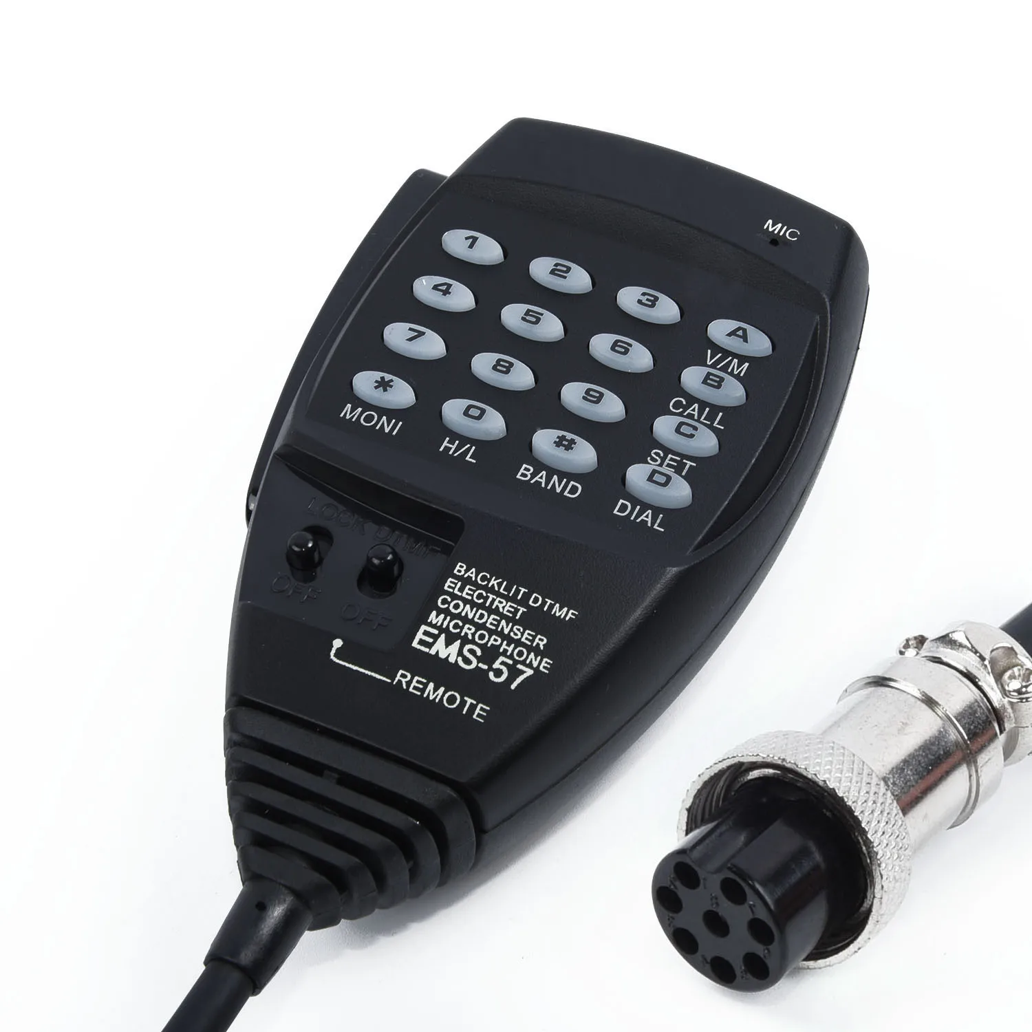 EMS-57 DTMF Car mini Microphone for Alinco DR-03 DR-06T DR-135 DR-235T DR-435 DR-635 Mic studio recording microfone mikrofon