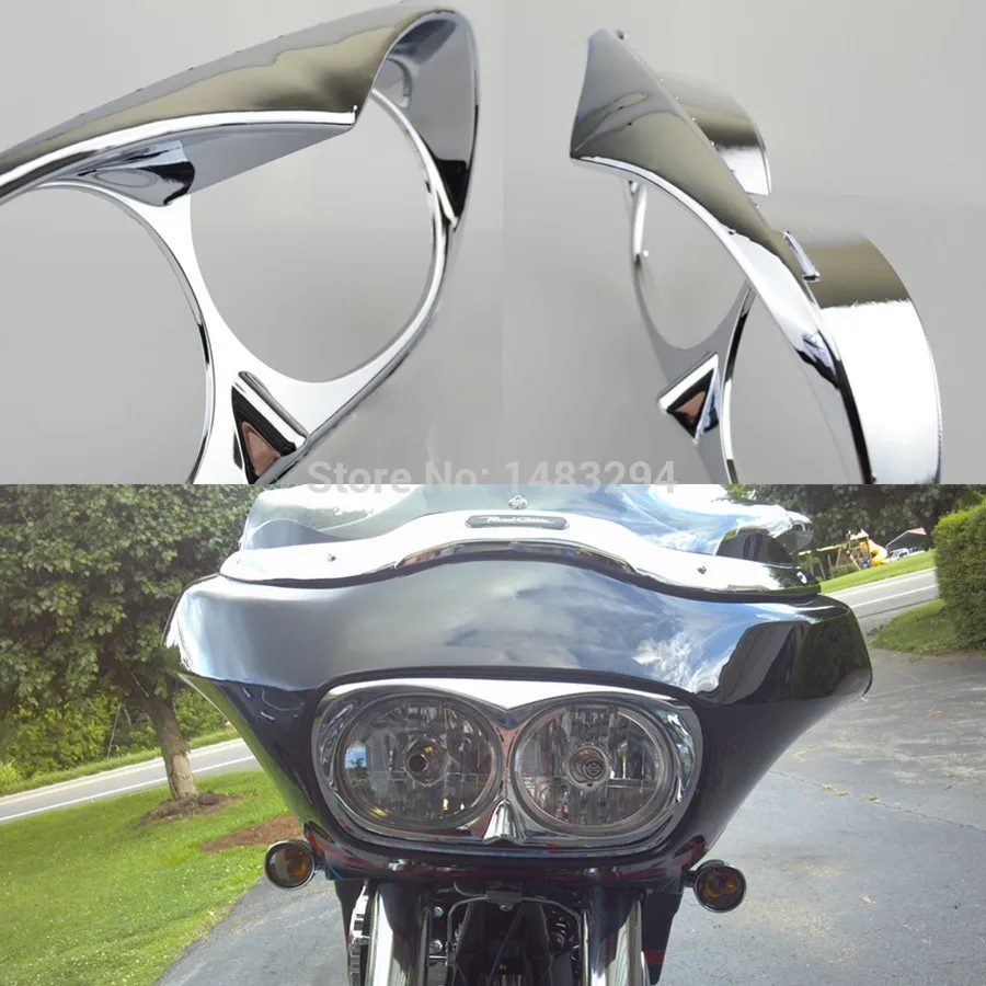 Chrome Eagle Hawk Sharp Headlight Cover Headlight Bezel Trim Fits fits