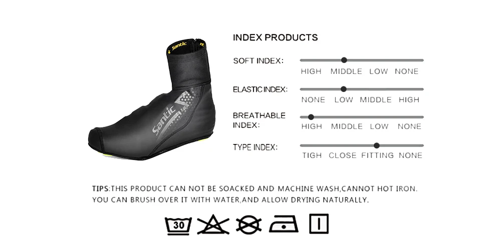 Santic зима дизайн Мужская велосипедная обувь теплые ветрозащитные MTB дорожный велосипед галоши велосипедная обувь защитный чехол