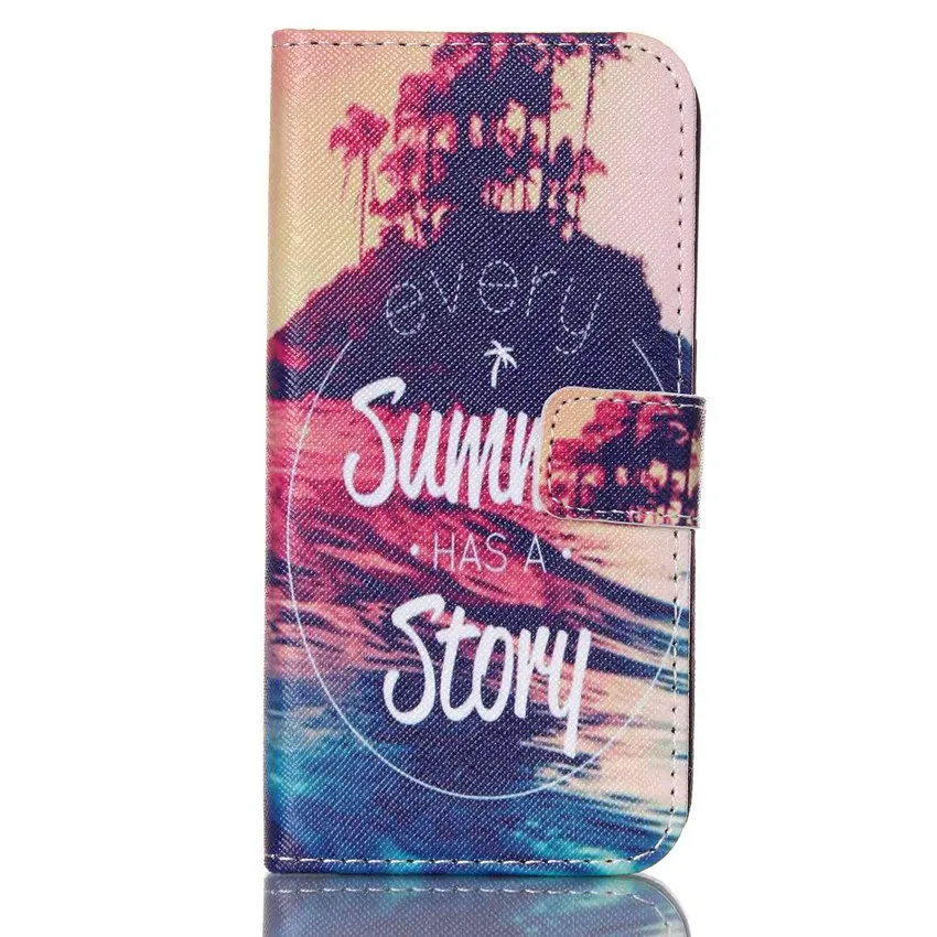 Upaitou С Рисунком Слона башня кожаный чехол для Samsung Galaxy S3 S4 S5 Mini S6 Edge флип мягкий