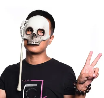 

NEW Halloween Taro Funny Mask Ghost Hand Horror Props Performing Masquerade Supplies Toys Detachable Hand Mask