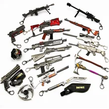 39 Styles Action Figure Fortress Night Keychai Toy Battle Royalen Fortnight Game Scar Rifle font b