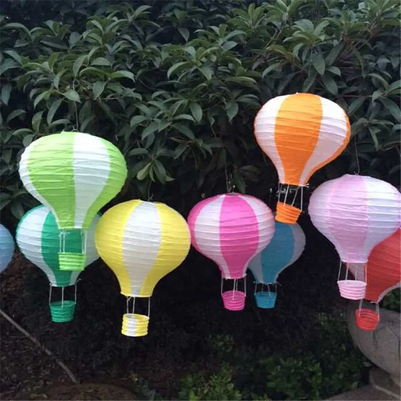 

12inch/30cm Hanging Hot Air Balloon Paper Lanterns Lampion Wedding Birthday Baby Shower Surmmer Party Decorations