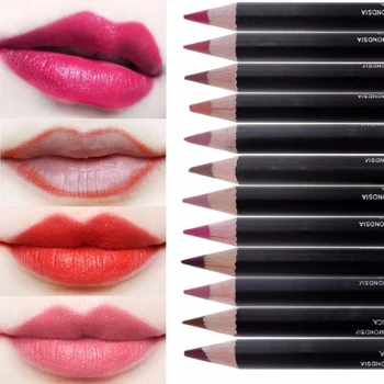 

IMAGIC 12Colors/Set Waterproof Lip Liner Pencil New Professional Long Lasting Moisturizing Lip liner Lips Makeup Tools for women