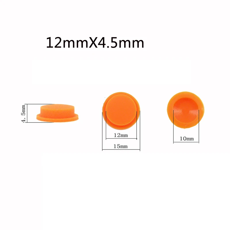 20 шт., водонепроницаемая кнопка переключения, резиновая кнопка ...