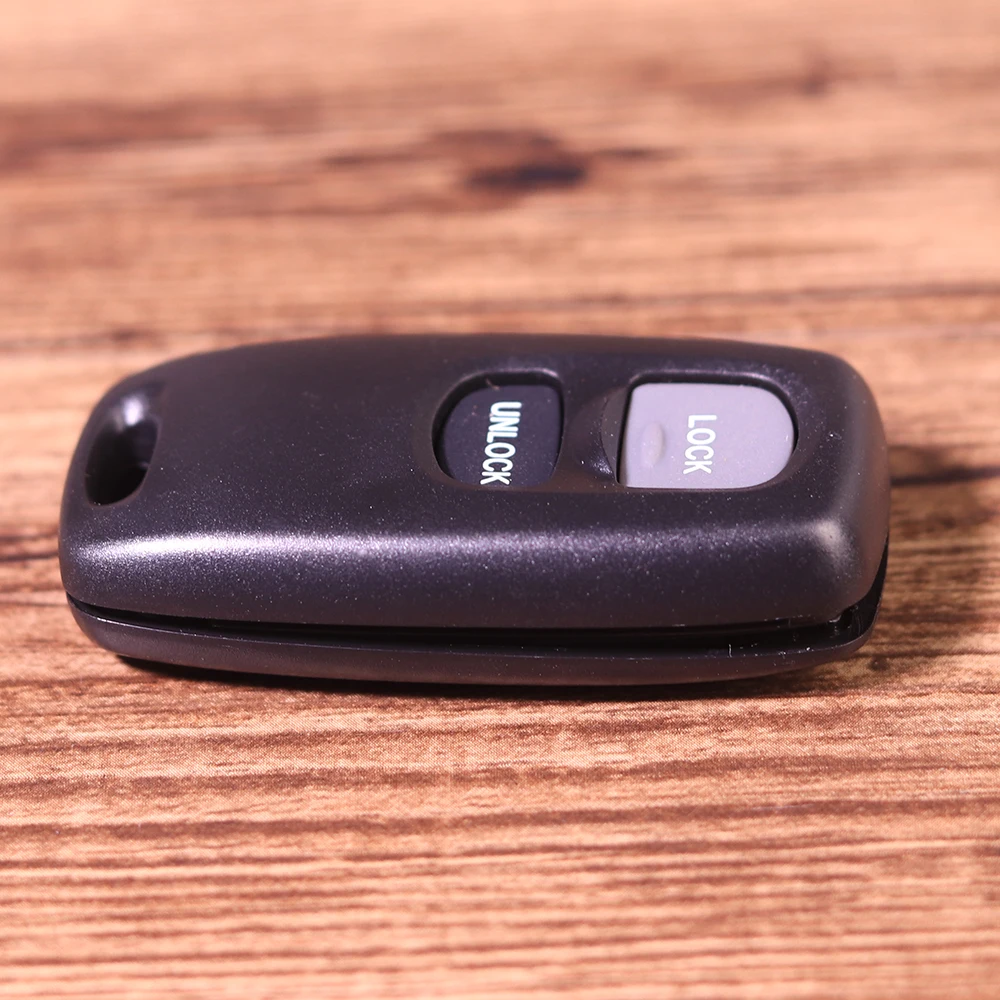 

2 Buttons Black Plastic Remote Control Car Key Case Shell Keyless Entry Fob Cover Replacement No Chip For Mazda 3 6 2004 2010