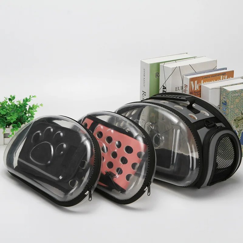 Multi function Pet держатель для переноски кошка собака Прочный ПВХ Дышащий Путешествия