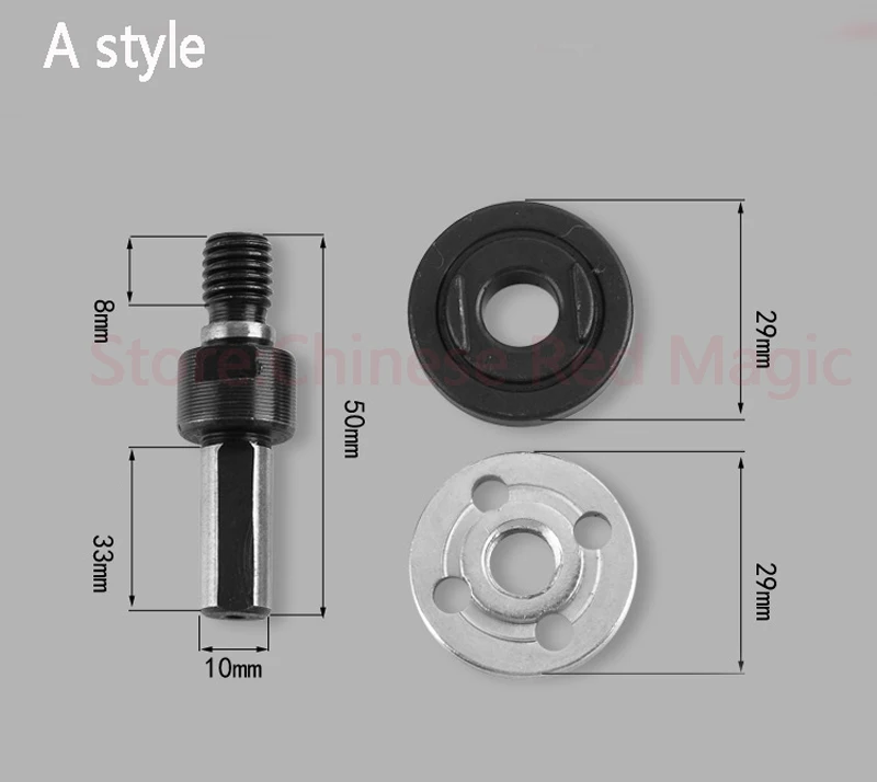6 мм или 10 мм Электрический сверлильный преобразователь Шпиндельный адаптер M10 угловая шлифовальная машина польский шатун для шлифовальной машины отрезные колеса диск