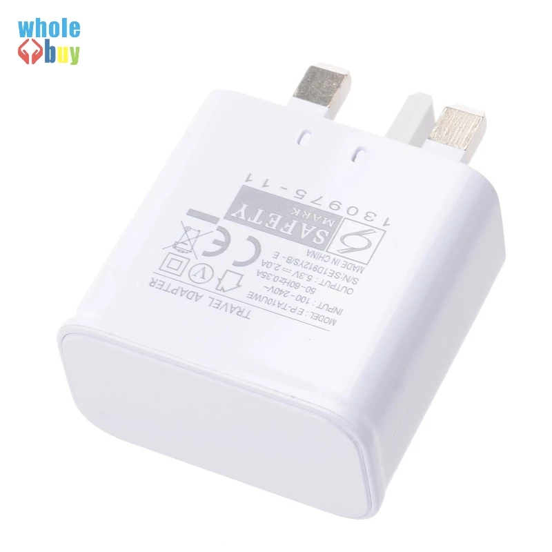 UK Plug 5V 2A AC EP-TA10UWE один usb-порт смартфон настенное зарядное устройство для samsung Galaxy NOTE4 S9 хорошее качество 30 шт./партия