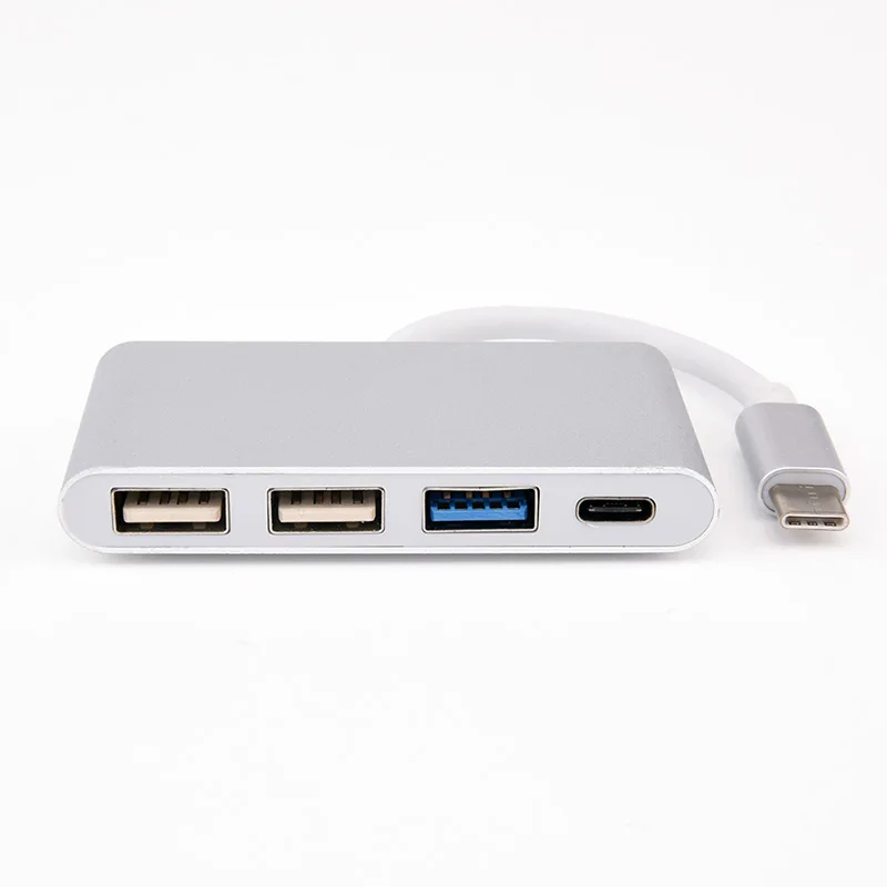 USB C (Type C) к 3 0/2 0 4 портовый концентратор адаптер usb высокоскоростной разветвитель