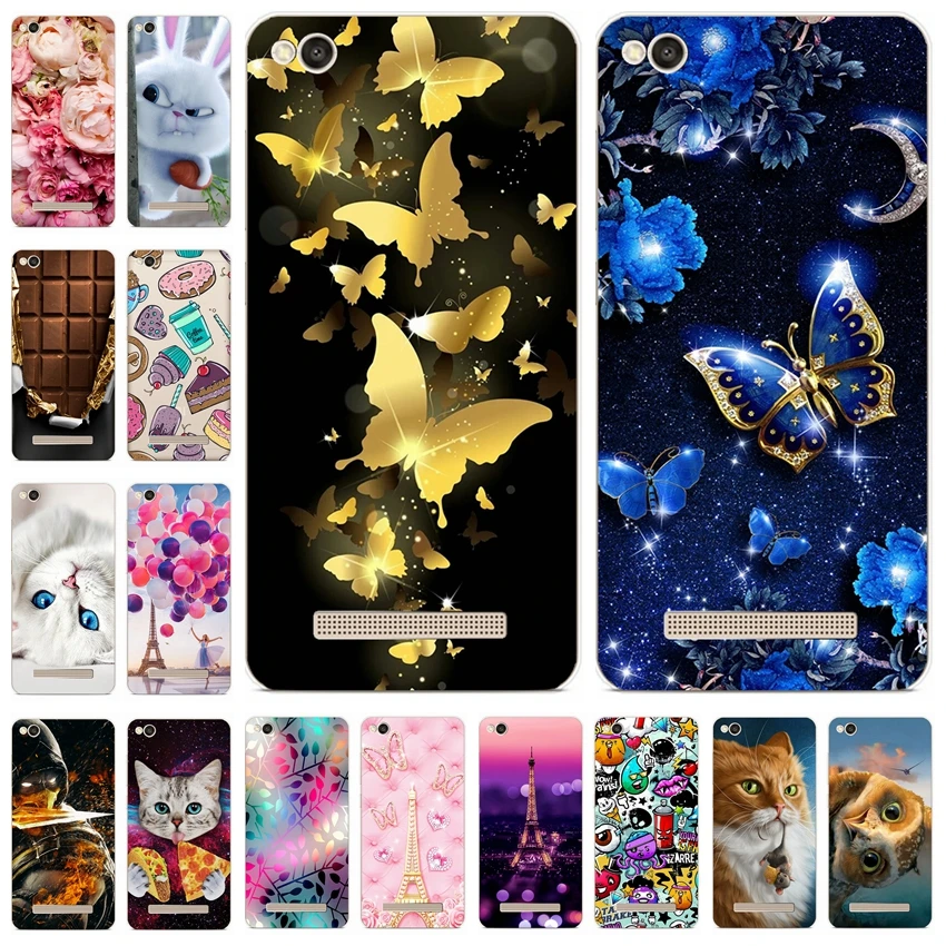 

Phone Case for Xiaomi Redmi 4a Case 5.0" Cute Silicon Soft TPU Back Cover Painted Shell for Xiomi Redmi 4a Bumper fundas Capa