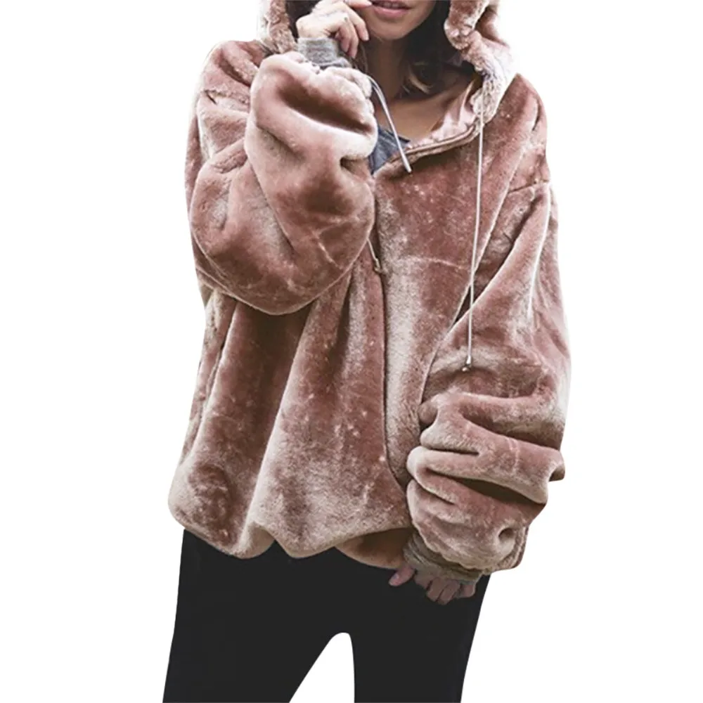 fluffy womens hoodie