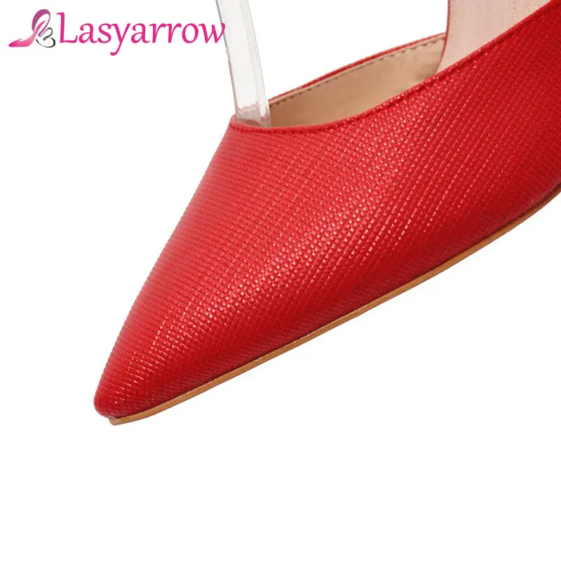 Туфли Lasyarrow женские на шпильке свадебная обувь с ремешком щиколотке туфли