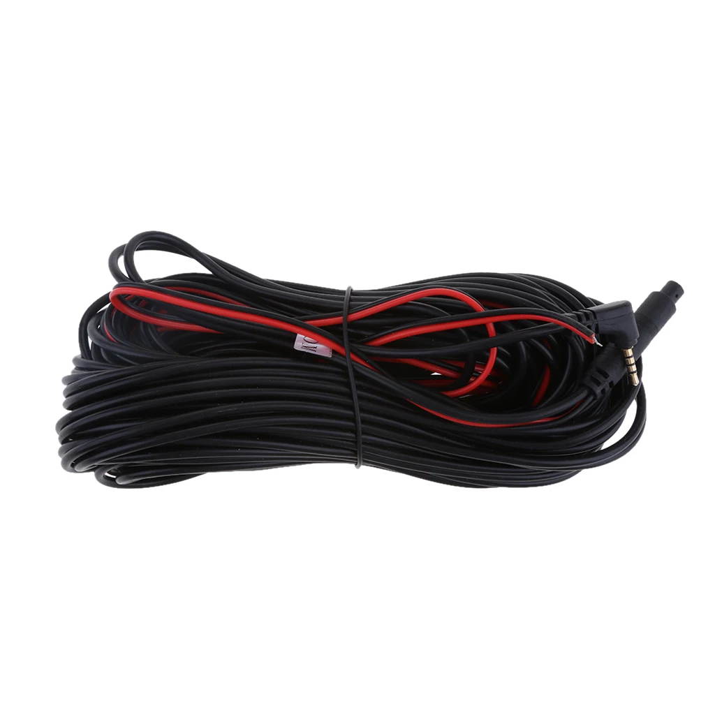 Durable 4 Pin to 2.5mm RCA Video Extension Cables 20Meters 65Ft for Truck Rear View Reverse Camera