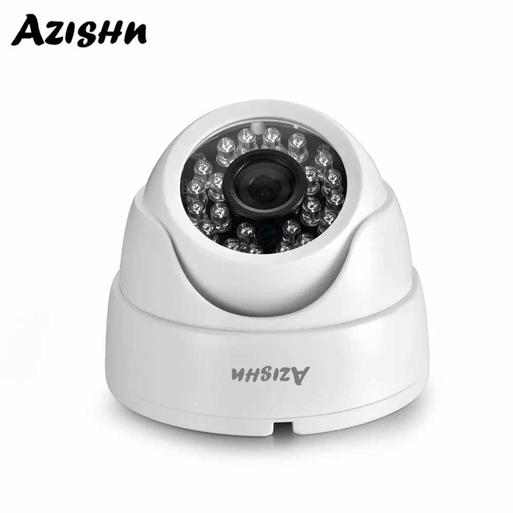 AZISHN 48 V PoE купольная IP Security Камера H.265 1080 P HD 2.0MP Onvif CCTV Ночное видение сети видео Камеры Скрытого видеонаблюдения для внутреннего