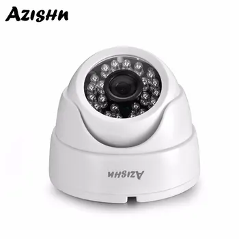 

AZISHN 48V PoE IP Dome Security Camera H.265 3MP 1080P HD 2.0MP Onvif CCTV Night Vision Network Video Surveillance Indoor Camera