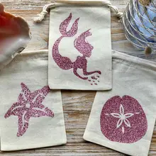 Пользовательские Русалка Пляж Свадьба подружки невесты девичник похмелья восстановление выживания наборы вечерние мешки для конфет любимые пакеты