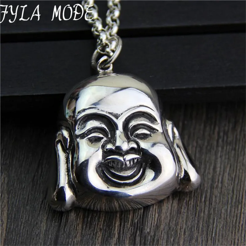 FYLA MODE 100 Real 925 Sterling Silver font b Necklace b font font b Pendant b