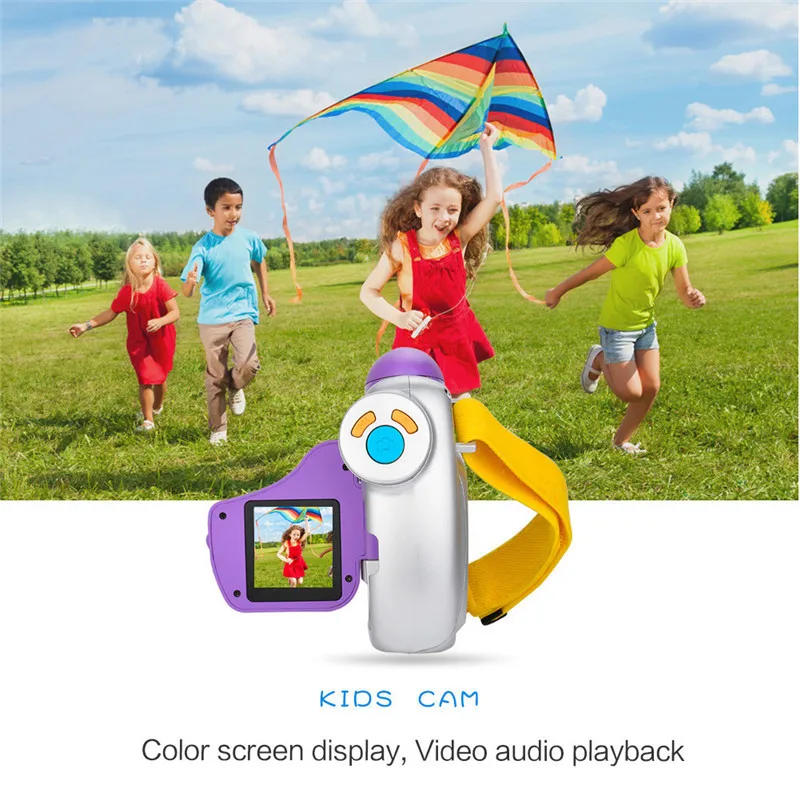 1.5 Inch Color Display Mini Children Kids Camera 5 Megapixel High-definition Network Camera Digital Photo Camcorder