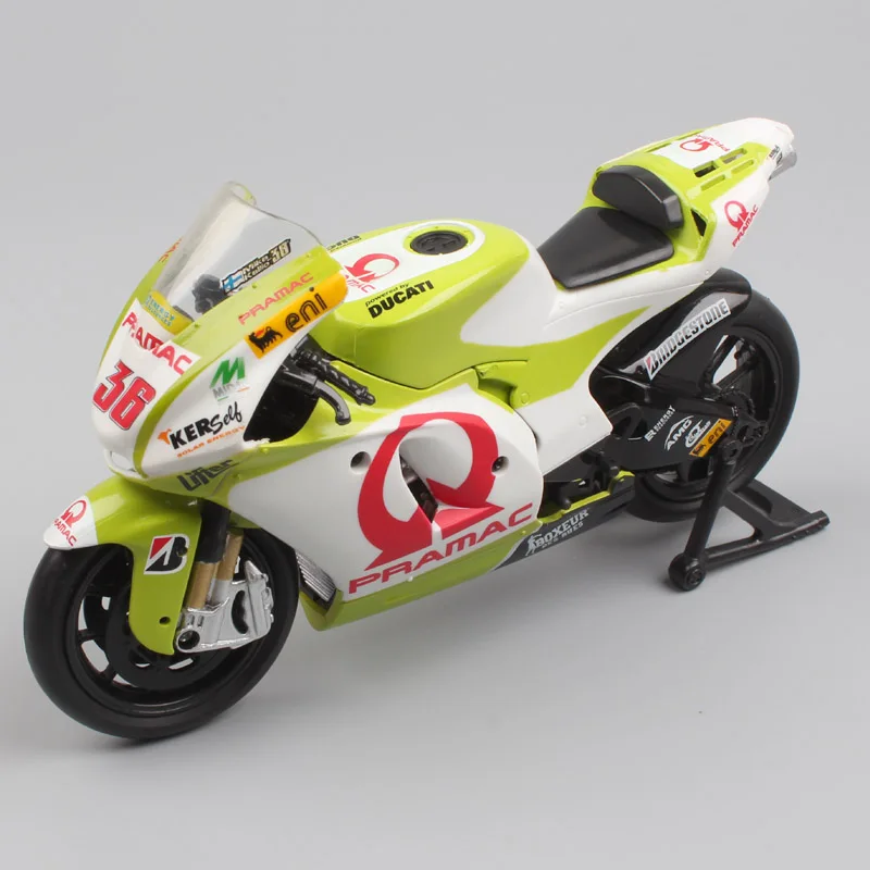 1/12 scales MotoGP Pramac racing ducati GP10.41 Aleix motorcycle bike model toys 