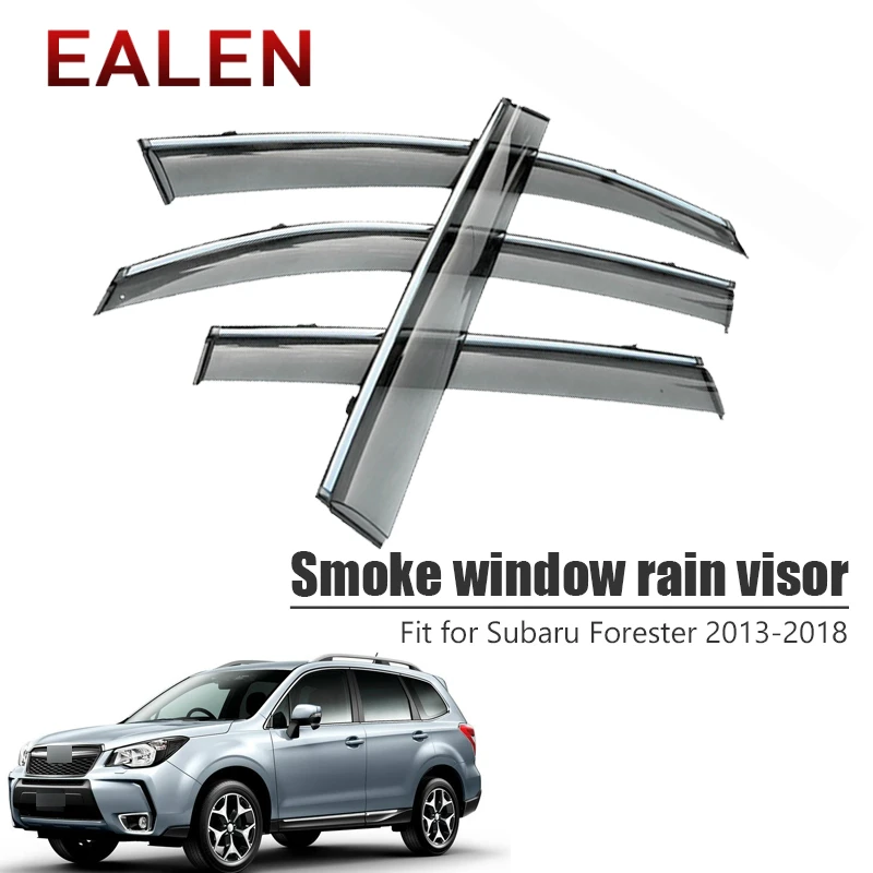 Ealen для Subaru Forester 2013 Vent дефлекторы охранные предметы 4 шт./1 Набор дыма козырек на ветровом стекле