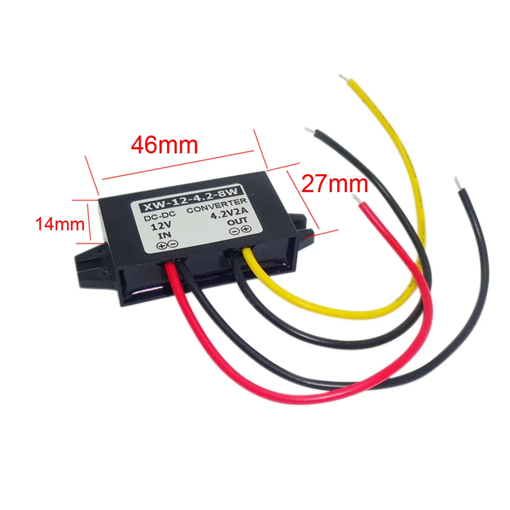 Hot Power Supply Converter DC 12V(6.5 22V) Step Down To 4.2V 2A 8W