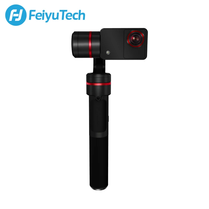 

FeiyuTech Summon Plus 3-Axis Action Camera Stabilizer Handheld Gimbal with a built-in 4K 1080P Action Camera