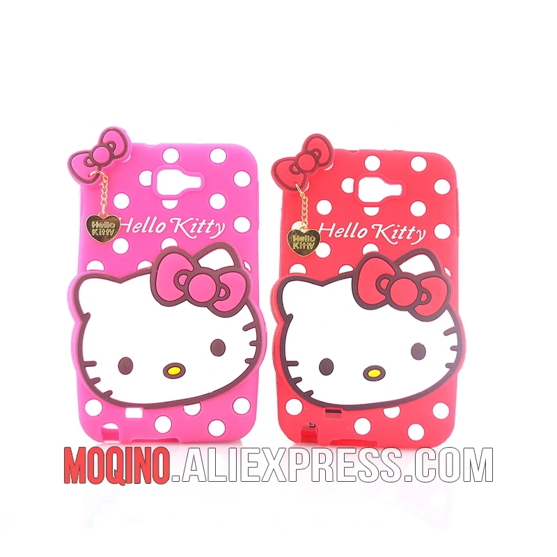 

For Samsung Galaxy Note 1 I9220 9220 Case Case 3D Lovely Cute Hello Kitty Kt Cat Silicon Back Case Soft Cover Phone Case