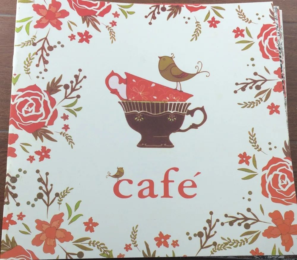 Online Shop English Edition CAFE 24 Pages Secret Garden Styles Coloring Book For Adult Relieve Stress Painting Drawing Books