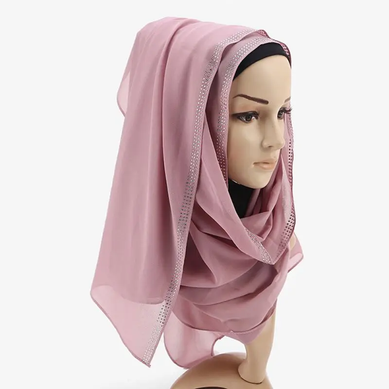 Женские шифоновые женские хиджабы женские мусульманский хиджаб головной хиджаб шарф