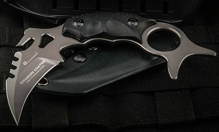 HX на открытом воздухе Karambit ножи охотничьи ножи выживания тактический коготь нож Карманный Самообороны обидный кемпинг инструмент дропшиппинг