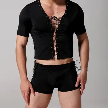 

Men's tight shapers sets sexy man cloth