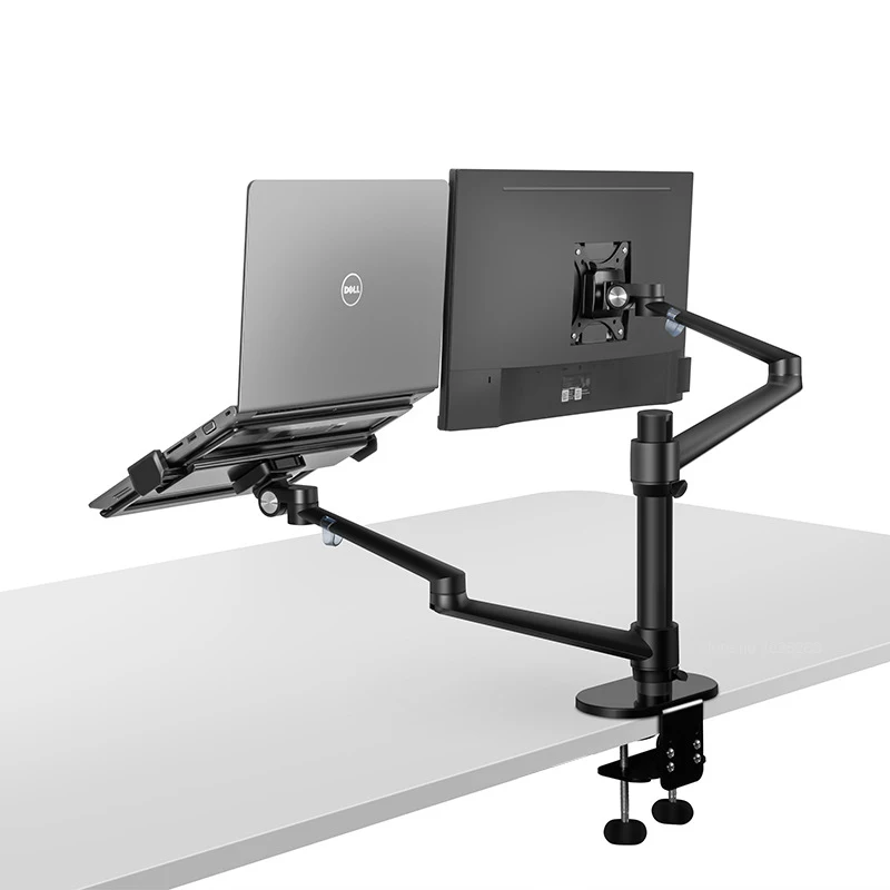 desktop braço duplo 17-32 polegada monitor suporte