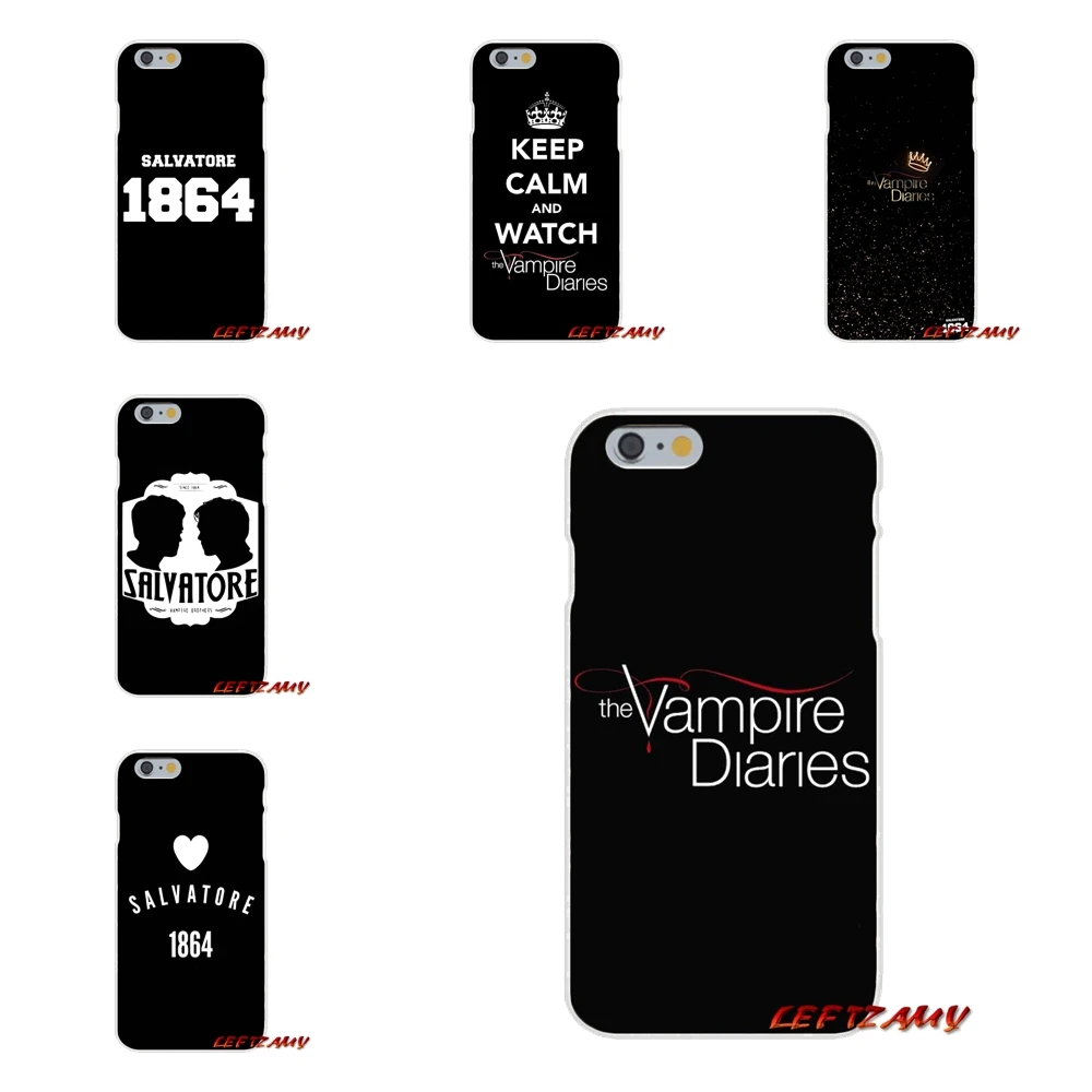 

For Apple iPhone X XR XS MAX 4 4S 5 5S 5C SE 6 6S 7 8 Plus ipod touch 5 6 The Vampire Diaries salvatore 1864 Soft Silicone Case