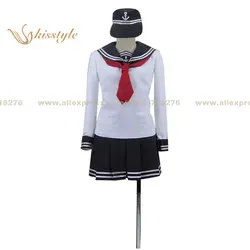 Kisstyle Мода Kantai Коллекция Akatsuki Хибики ikazuchi иназума форма COS Костюмы Косплэй костюм, индивидуальные принимаются