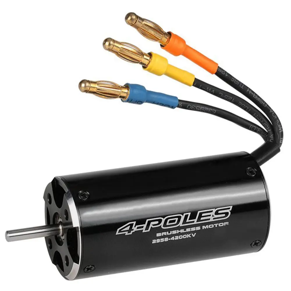 

HOT SALE 4 Poles Brushless Sensorless Motor for 600-800mm RC Boat, 2958 4200KV