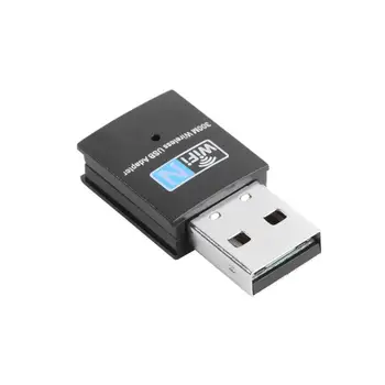 

Mini 300M USB2.0 WiFi Dongle Wireless Network Card 802.11 n/g/b LAN Adapter