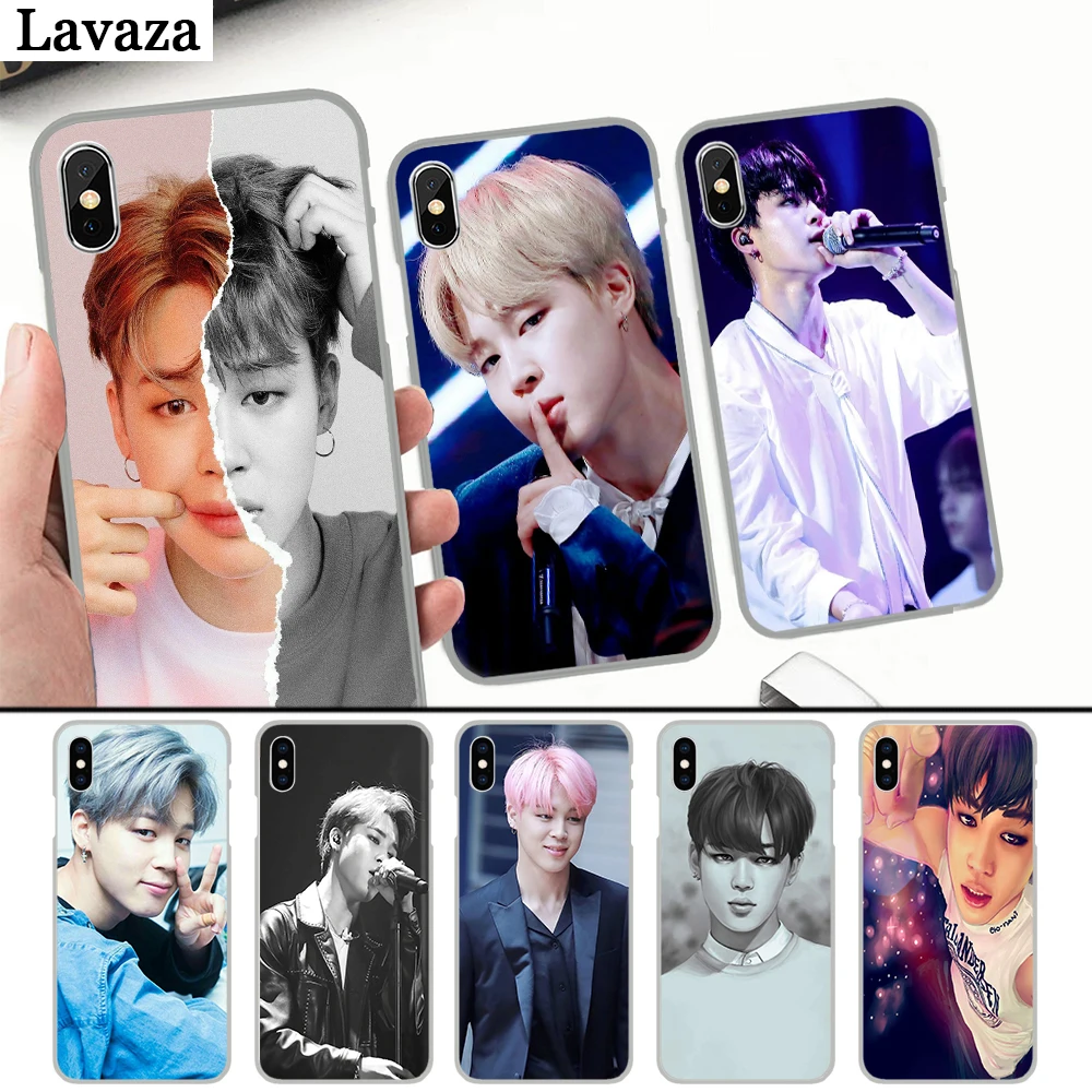 

Lavaza BTS Bangtan Boys Jimin Hard Case for iPhone 4 4S 5 5S 5C 6 6S 7 8 Plus X XS MAX XR