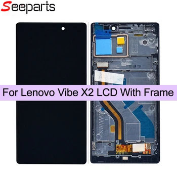 

For Lenovo Vibe X2 LCD Display Touch Screen Digitizer Assembly Replacement Parts With Frame Free Shipping