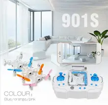 901S WIFI FPV RC drone 2.4G 6-AXIS RC Mini Foldable Pocket Drone Portable with 0.3MP wfi Camera RC Quadcopter Copter Toy