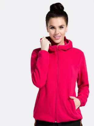 Флисовое Свободное пальто утепленная теплая куртка осень зима даже шапка кардиган мужской на открытом воздухе зарядка женская одежда внутренний бак - Цвет: rose red girl