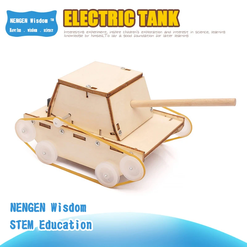 

STEM Building Block School Science Toy DIY Tank Model Children Educational Science Toys Kit Learning Education Toys for Children