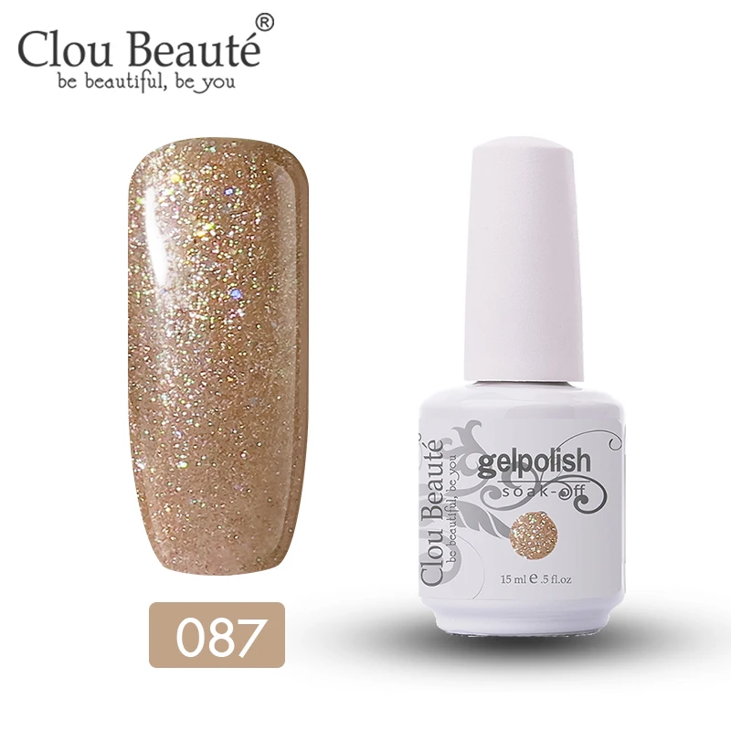 Clou Beaute 244 цветов Гель-лак для маникюра esmaltes permanentes de лак для ногтей для УФ-и светодиодной лампы Гель-лак замачиваемый Гель-лак - Цвет: 11087